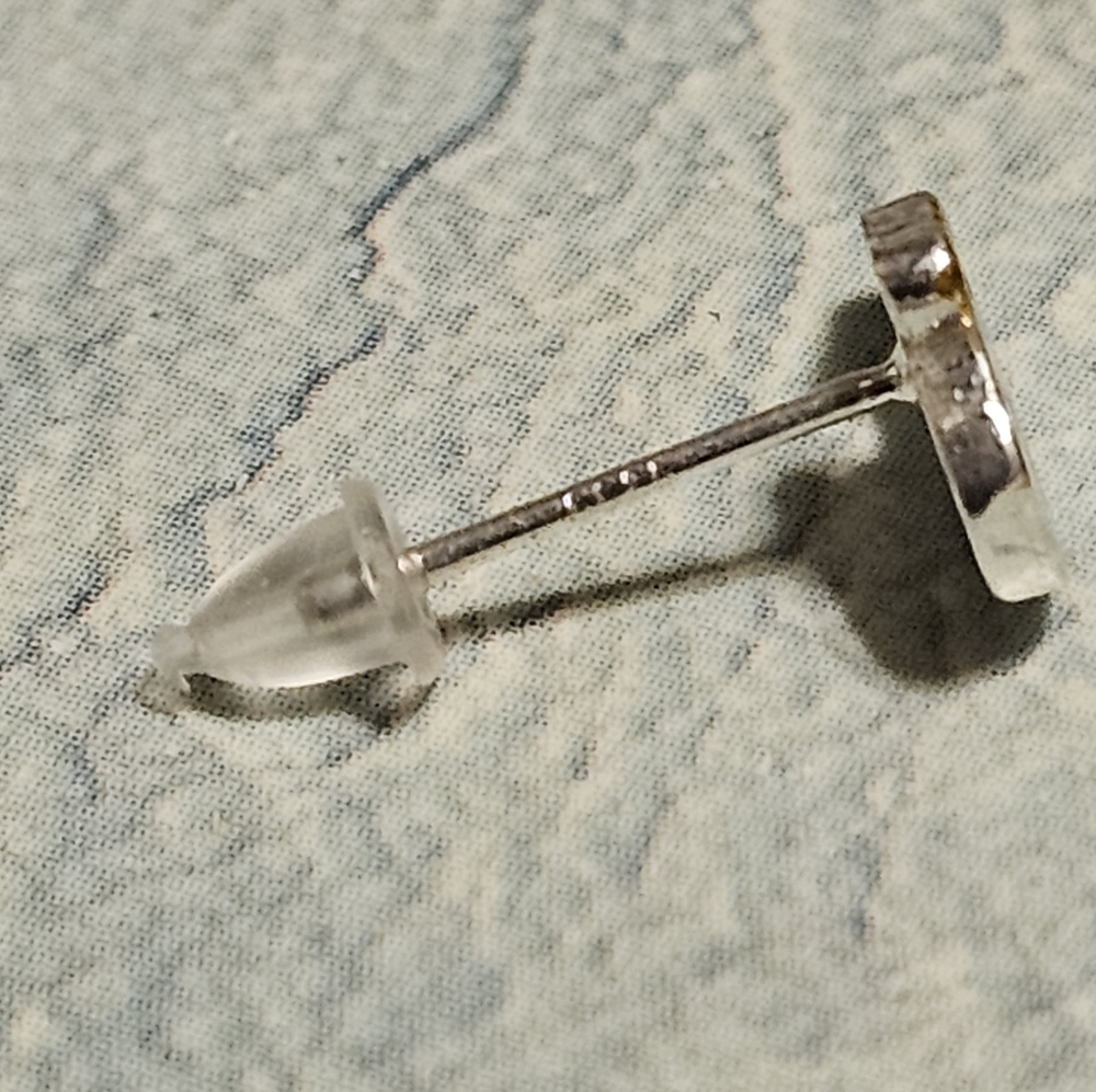 Sterling Silver 925 Whale Earring Studs - Picture 4 of 6